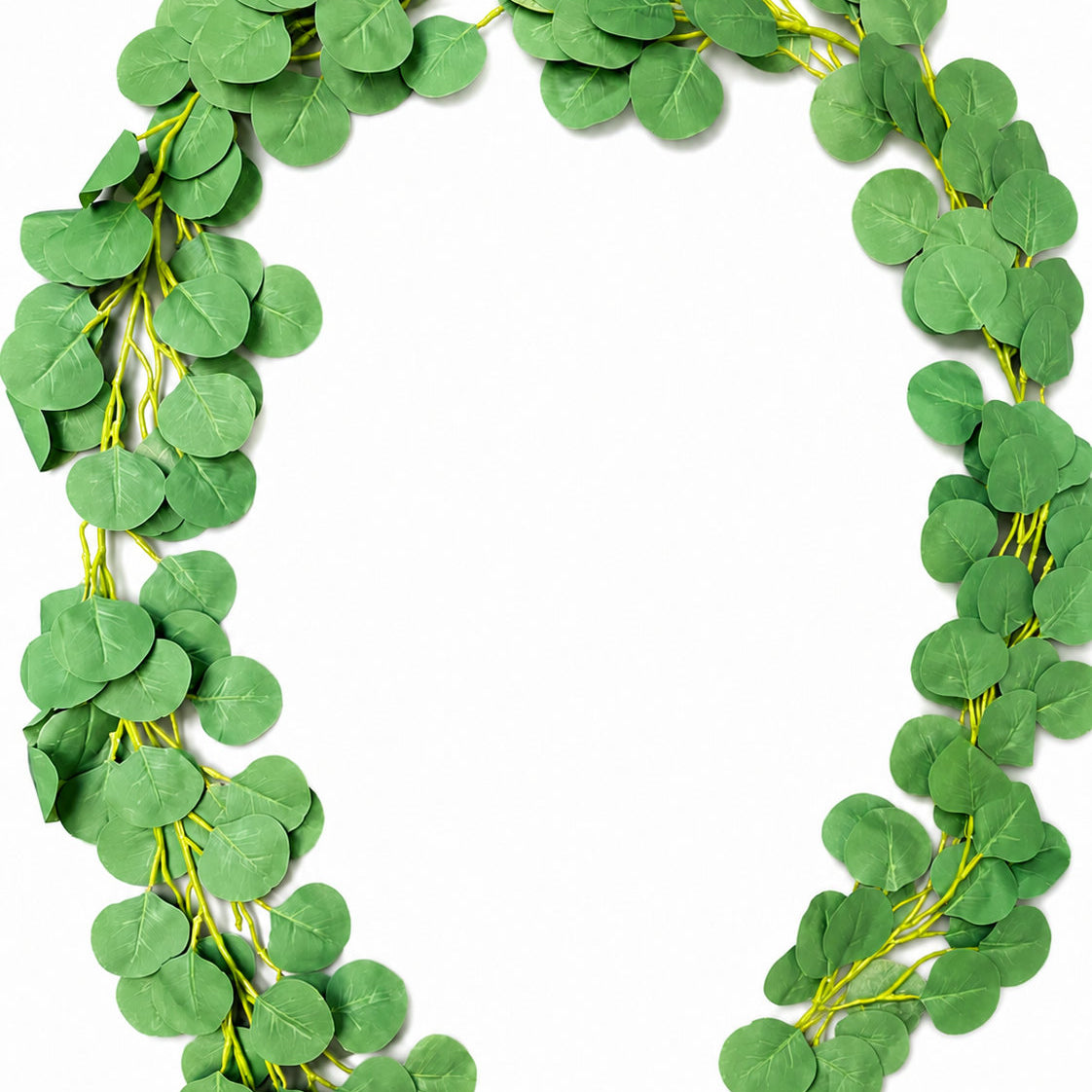 Artificial Silver Dollar Eucalyptus Hanging Vine Garland