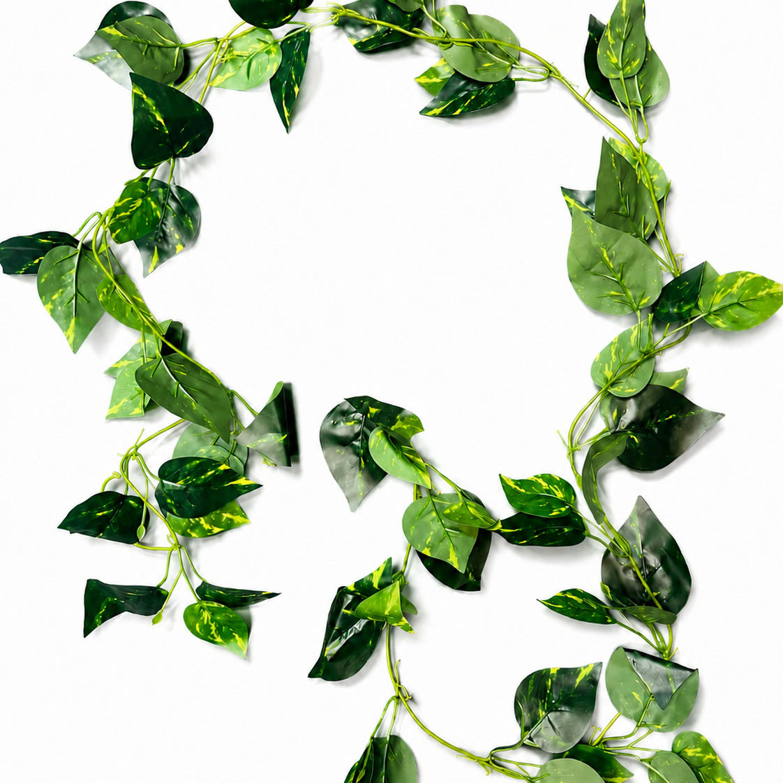 Artificial Variegated Pothos Hanging Vine Garland