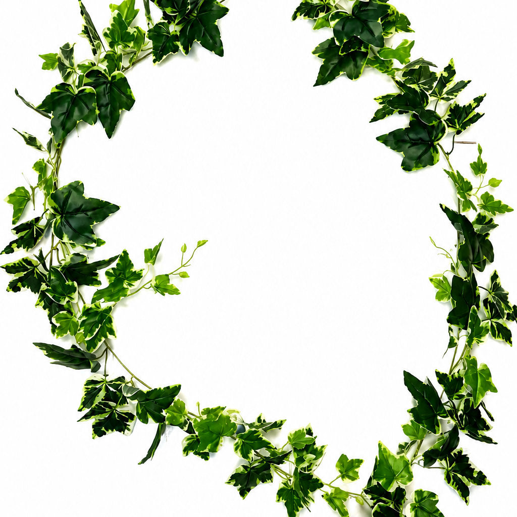Artificial Variegated English Ivy Hanging Vine Garland