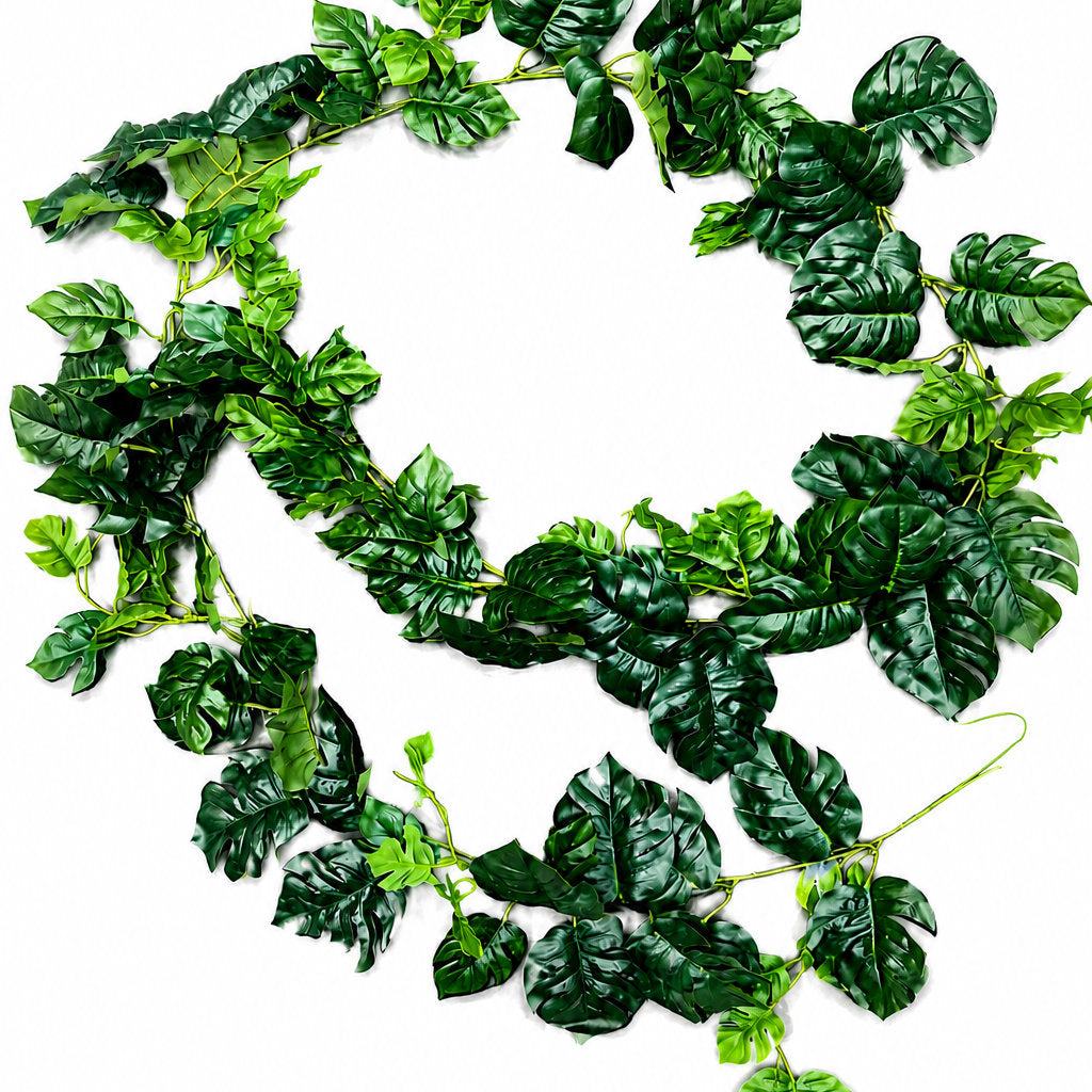 Artificial Monstera Hanging Vine Garland