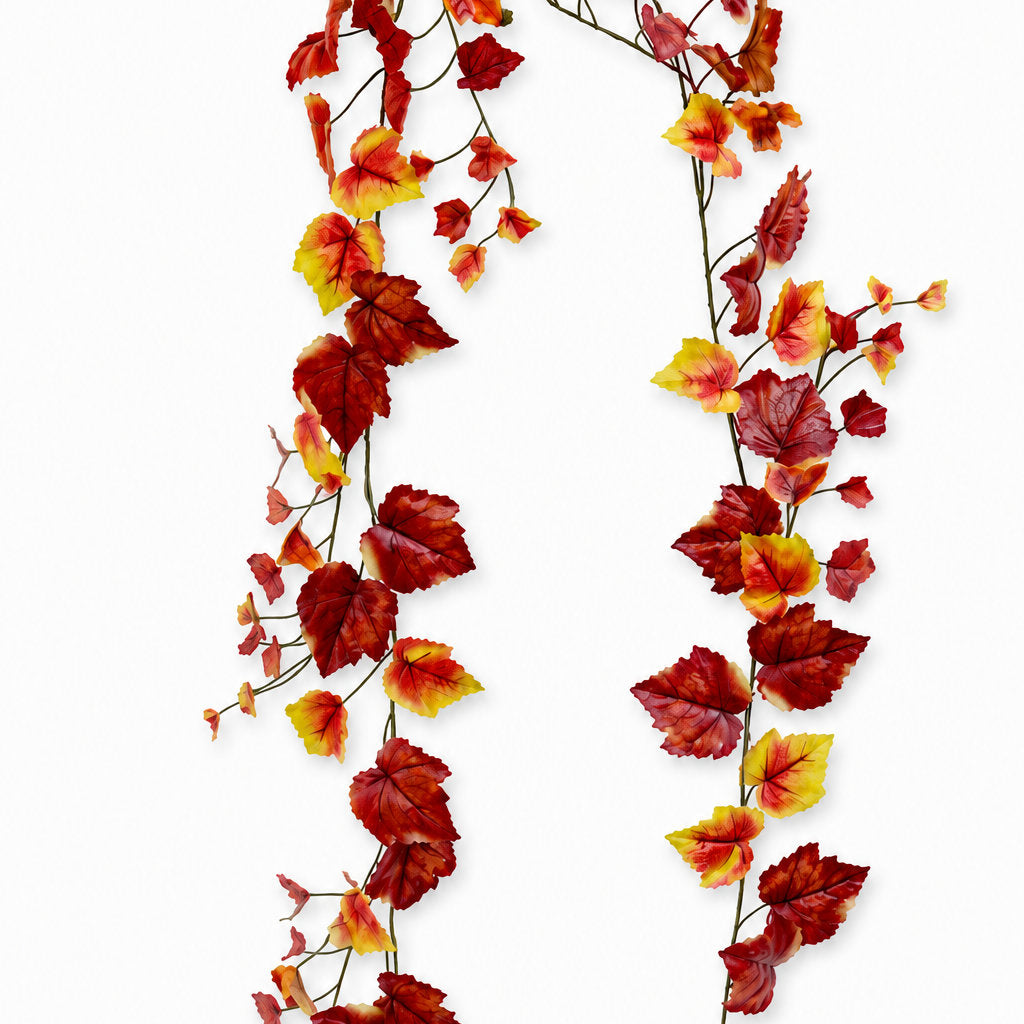 Artificial Autumn Maple Hanging Vine Garland