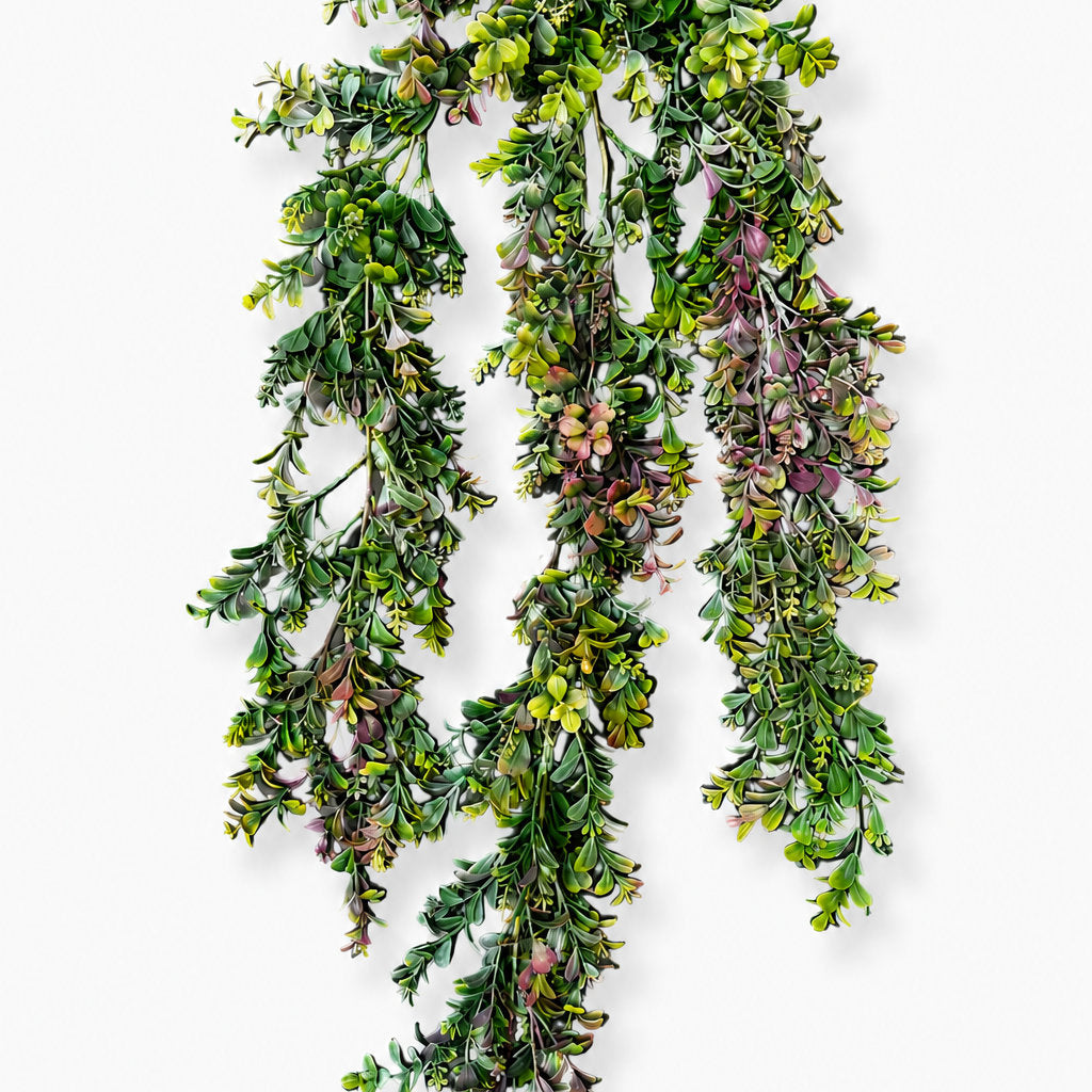 Artificial Hanging Mixed Succulent Vine Bush