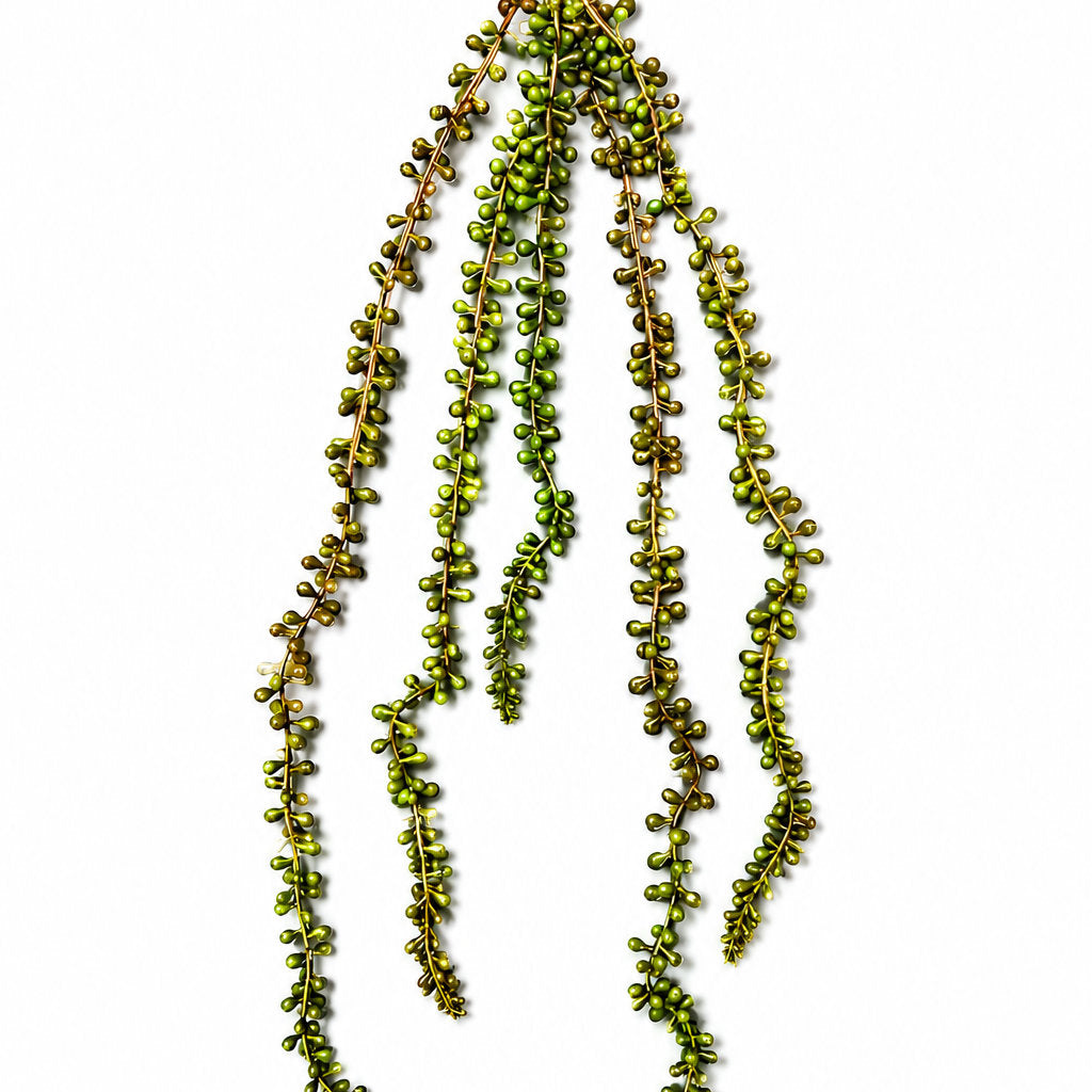Artificial Hanging String of Beads Vine Spray