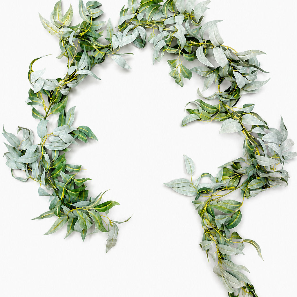 Artificial Silver Eucalyptus Garland Vine