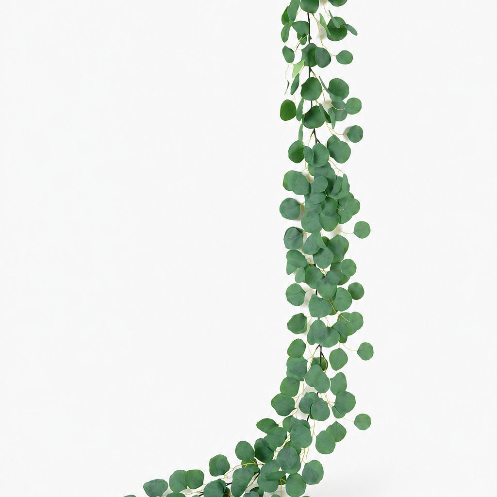 Artificial Silver Dollar Eucalyptus Garland