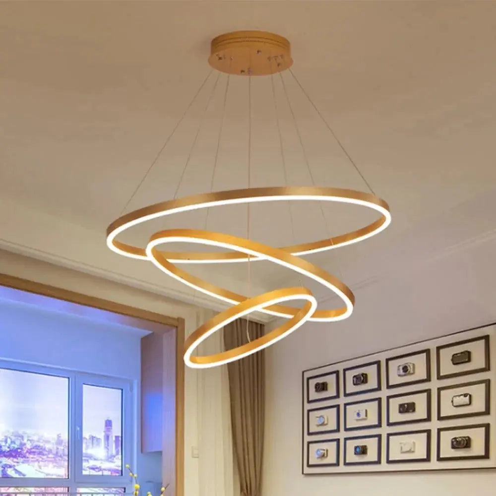 Circles LED With Changeable Lights Color Luxury Casa