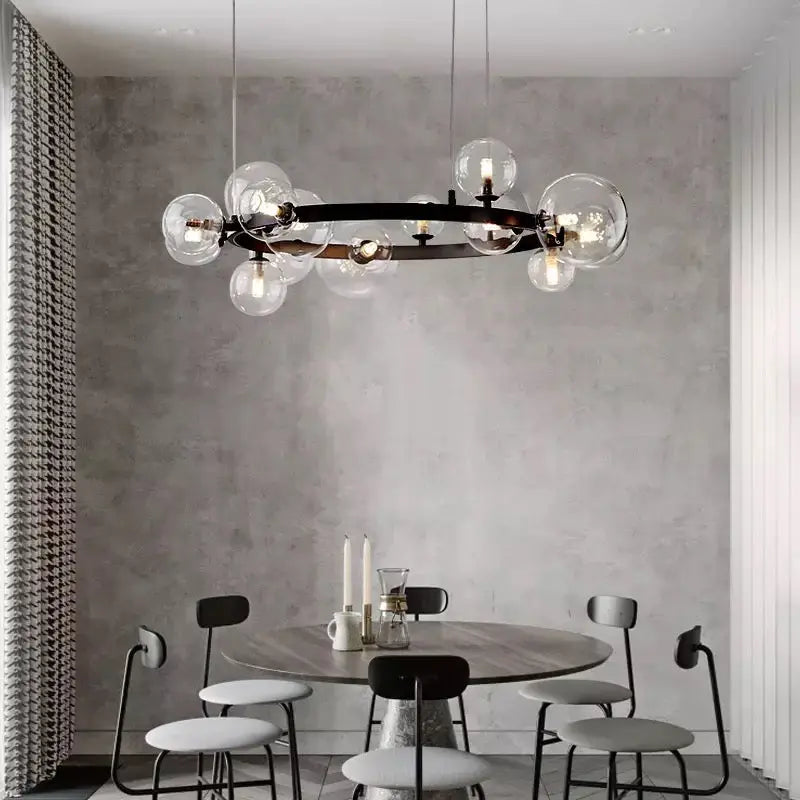 Crystal LED Chandelier With Crystal Line Luxury Casa