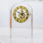 Crystal Mechanical Table Clock Luxury Casa