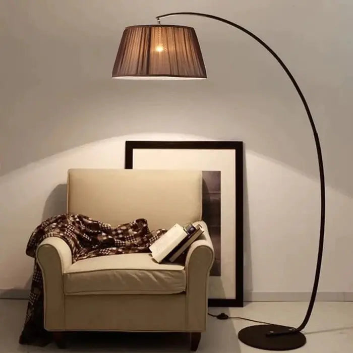 Curve Style Black Floor Lamp Luxury Casa