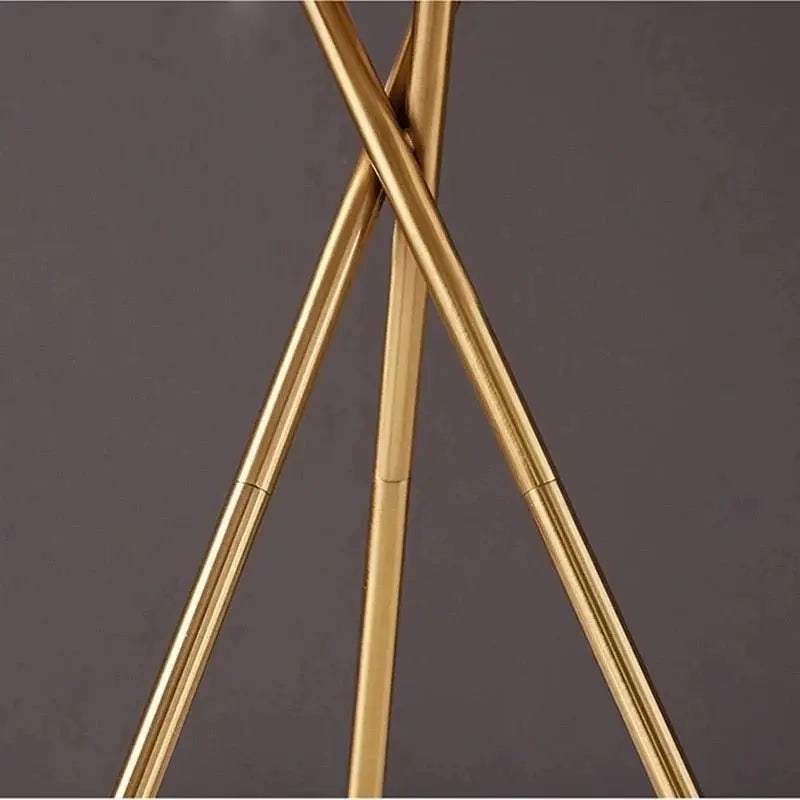 Elegant Floor Lampshade With Gold Base Luxury Casa