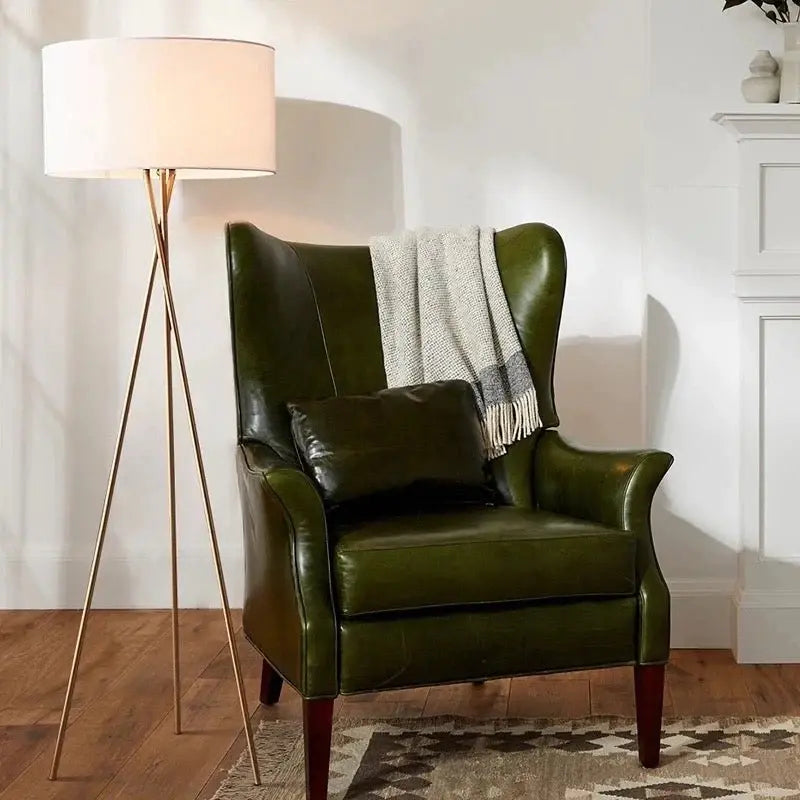 Elegant Floor Lampshade With Gold Base Luxury Casa