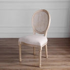 Elsa Wood And Rattan Dining Chair Luxury Casa