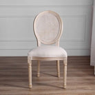 Elsa Wood And Rattan Dining Chair Luxury Casa