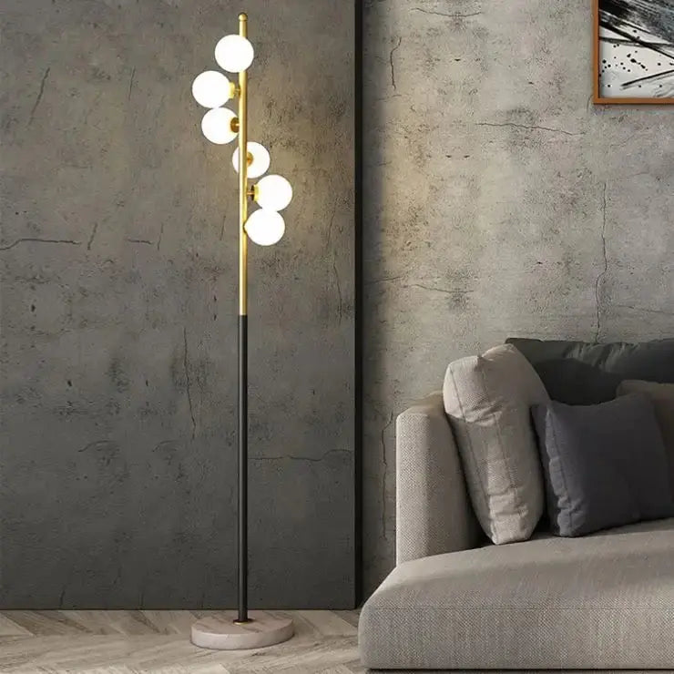 Glass Ball Standing Floor Light Luxury Casa
