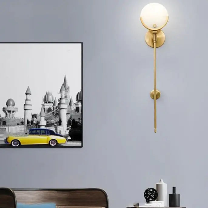 Gold Marble Modern Wall Lamp Luxury Casa