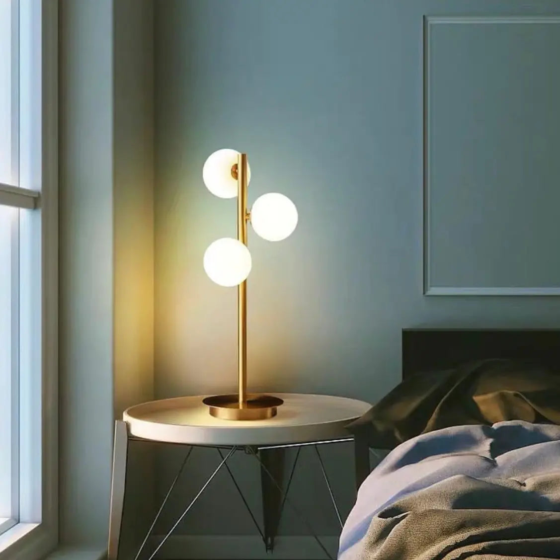 Gold finish table lamp Luxury Casa