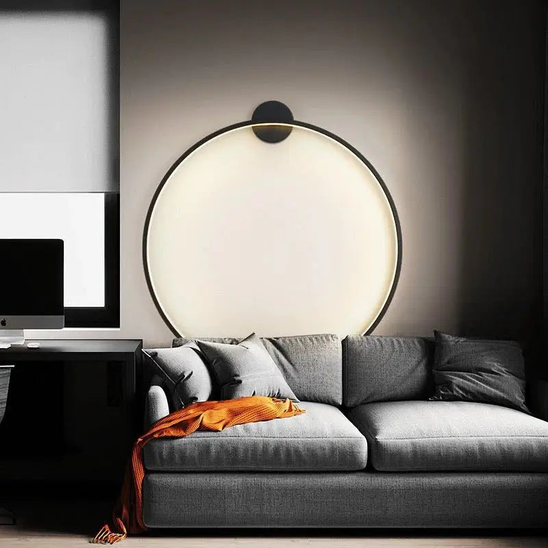 Halo Style Wall LED Round Light Luxury Casa
