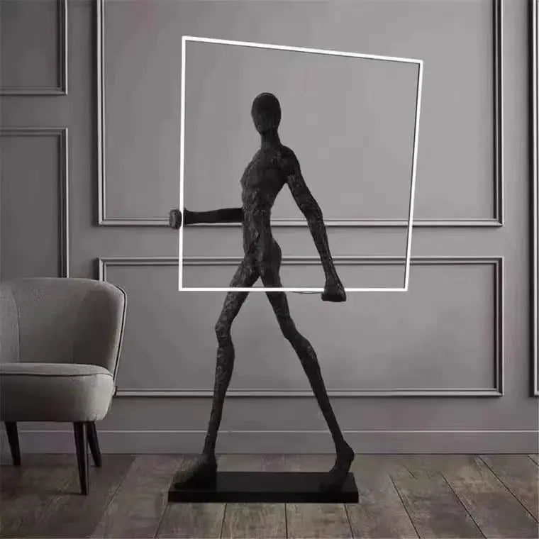 Human Sculpture Floor Lamp Luxury Casa