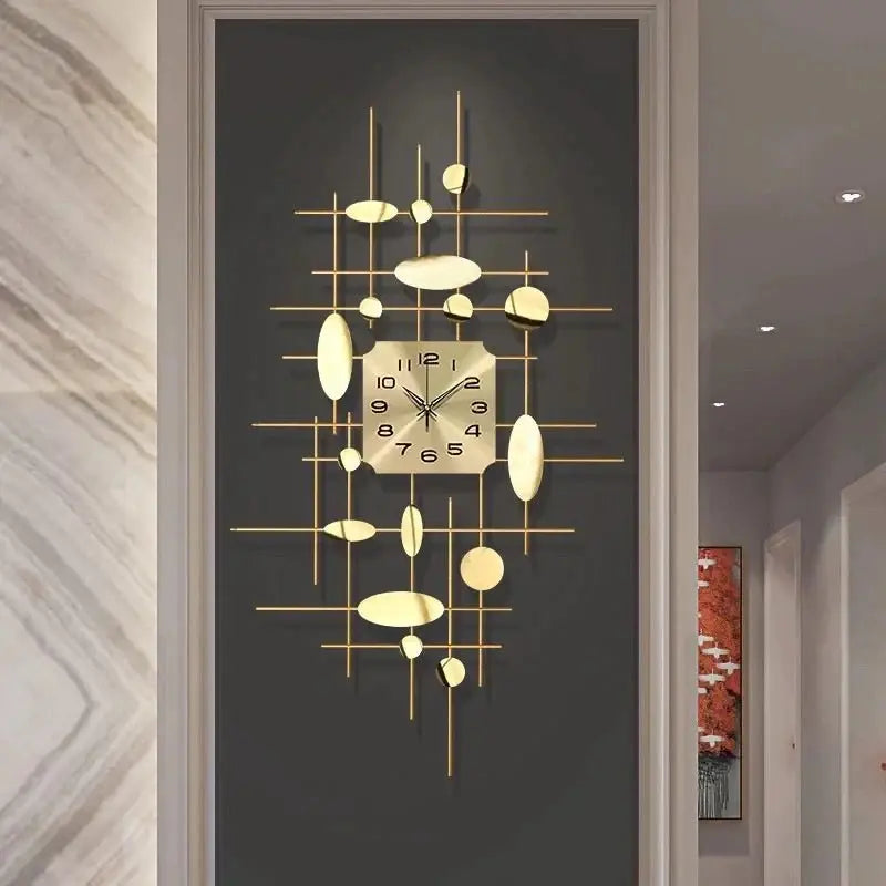Iron Wall Clock Luxury Casa