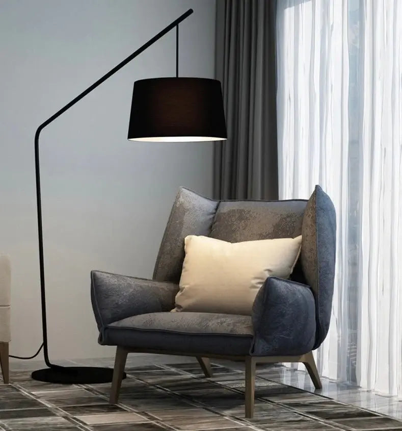 Large Black Corner Floor Lamp Luxury Casa