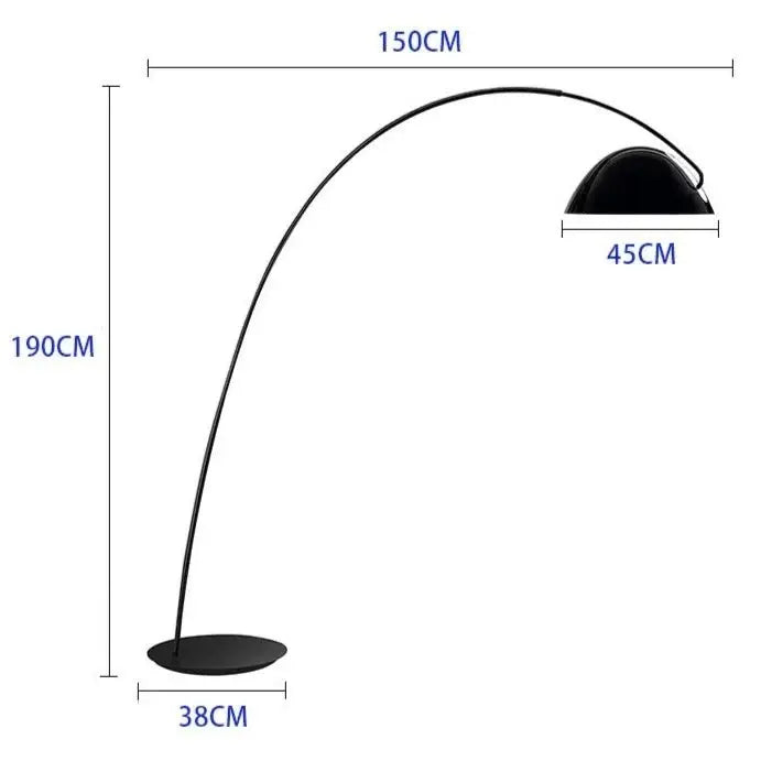 Large Half Moon Floor Lamp Luxury Casa