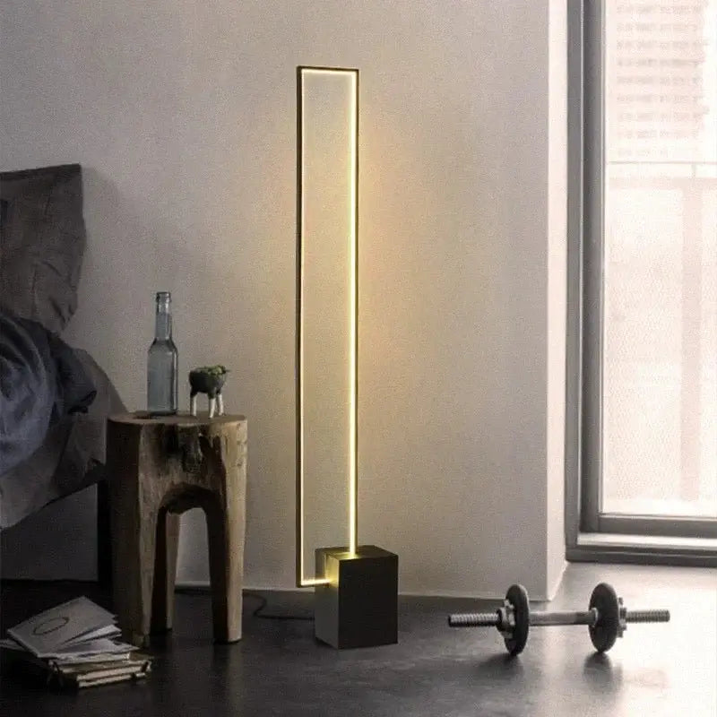 Liner Rectangular LED Modern Floor Lamp Luxury Casa