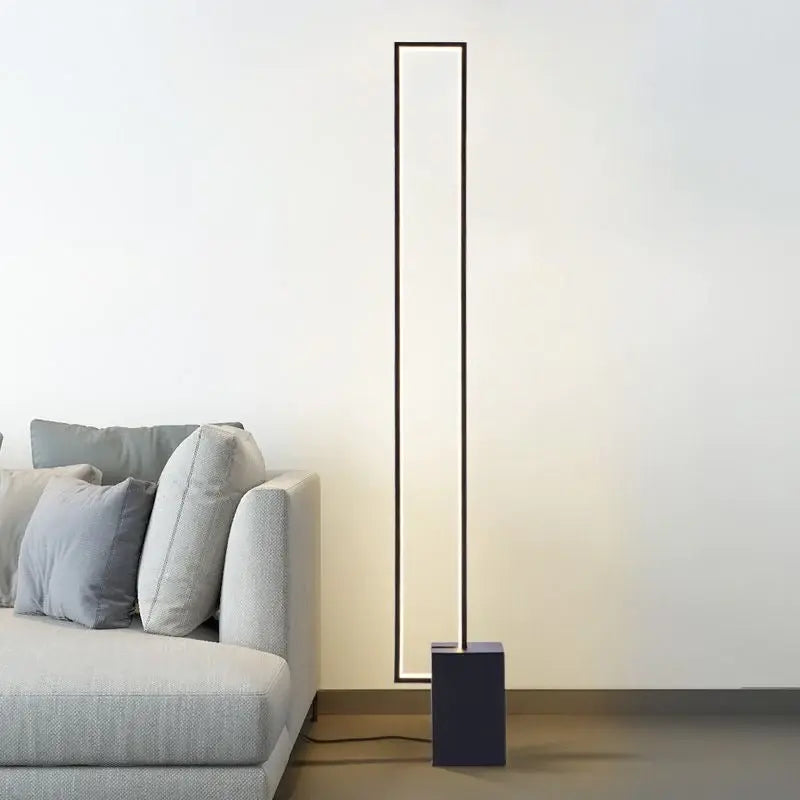 Liner Rectangular LED Modern Floor Lamp Luxury Casa