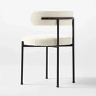 Liza Boucle Dining Chair Luxury Casa
