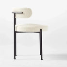 Liza Boucle Dining Chair Luxury Casa