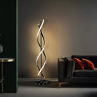 Metal Linear Shape Floor Lamp Luxury Casa