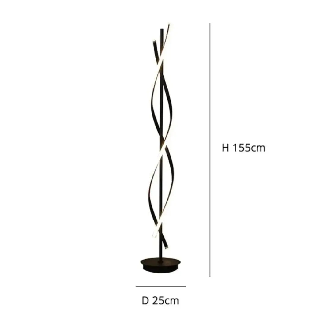 Metal Linear Shape Floor Lamp Luxury Casa
