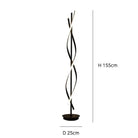 Metal Linear Shape Floor Lamp Luxury Casa