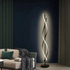 Metal Linear Shape Floor Lamp Luxury Casa