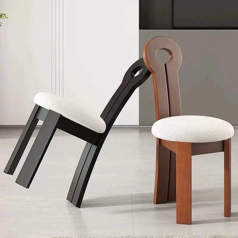 Modern Luxury Wooden Dining Chair - Available in Black & Brown Luxury Casa