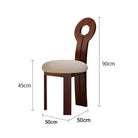 Modern Luxury Wooden Dining Chair - Available in Black & Brown Luxury Casa