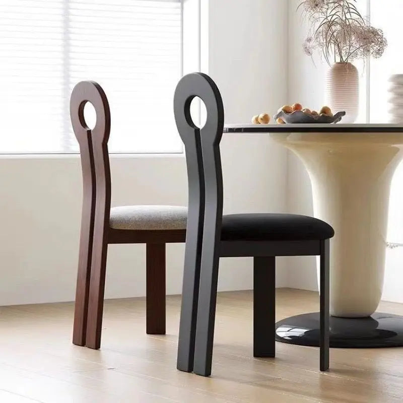 Modern Luxury Wooden Dining Chair - Available in Black & Brown Luxury Casa
