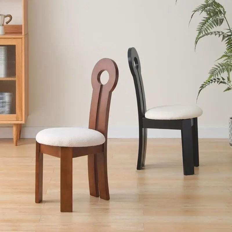 Modern Luxury Wooden Dining Chair - Available in Black & Brown Luxury Casa
