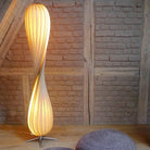 Modern Wooden Paper Floor Lamp Luxury Casa