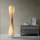 Modern Wooden Paper Floor Lamp Luxury Casa