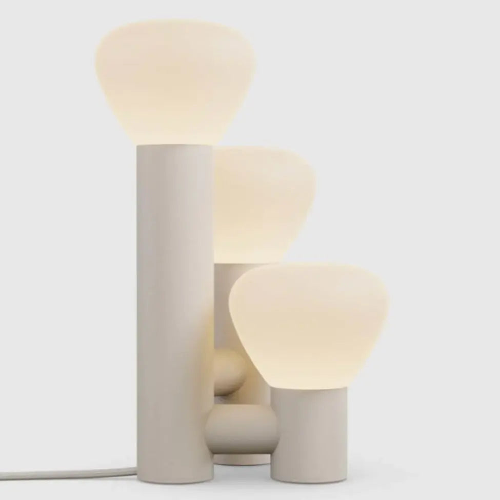 Morel Modern White Table Lamp Luxury Casa