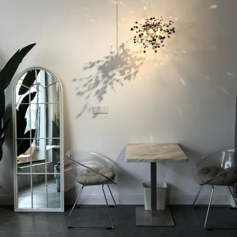 Off White Window Shape Arch Mirror For Floor Luxury Casa