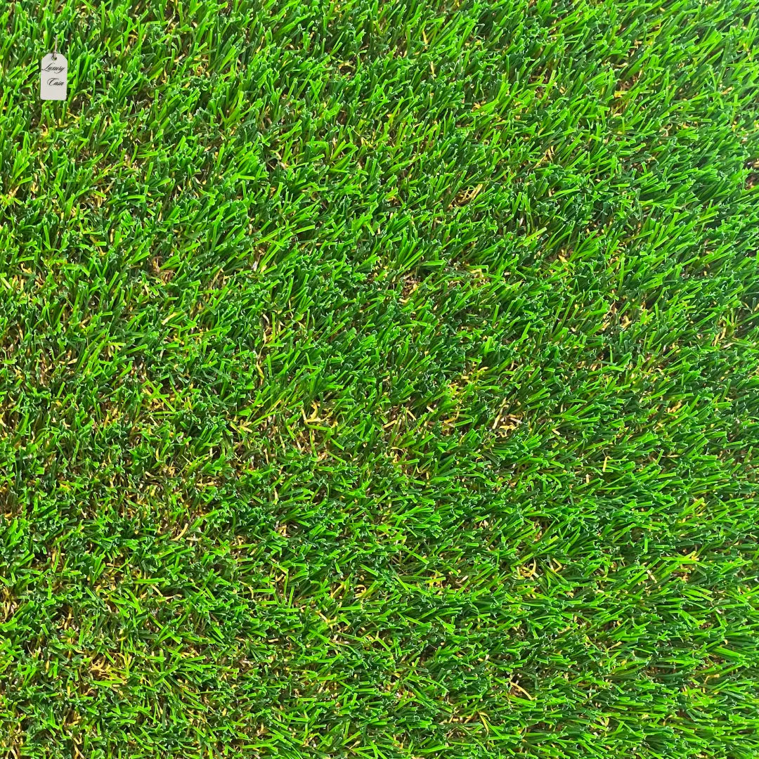 Premium NatureTouch Green With Brown Turf Roll 50 MM Mix Luxury Casa