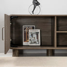 Grey Oak TV Unit with Storage Luxury Casa