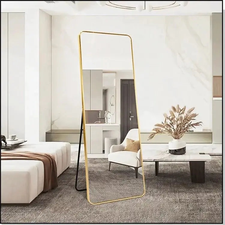 Rectangular Shape Floor And Wall Mirror Luxury Casa