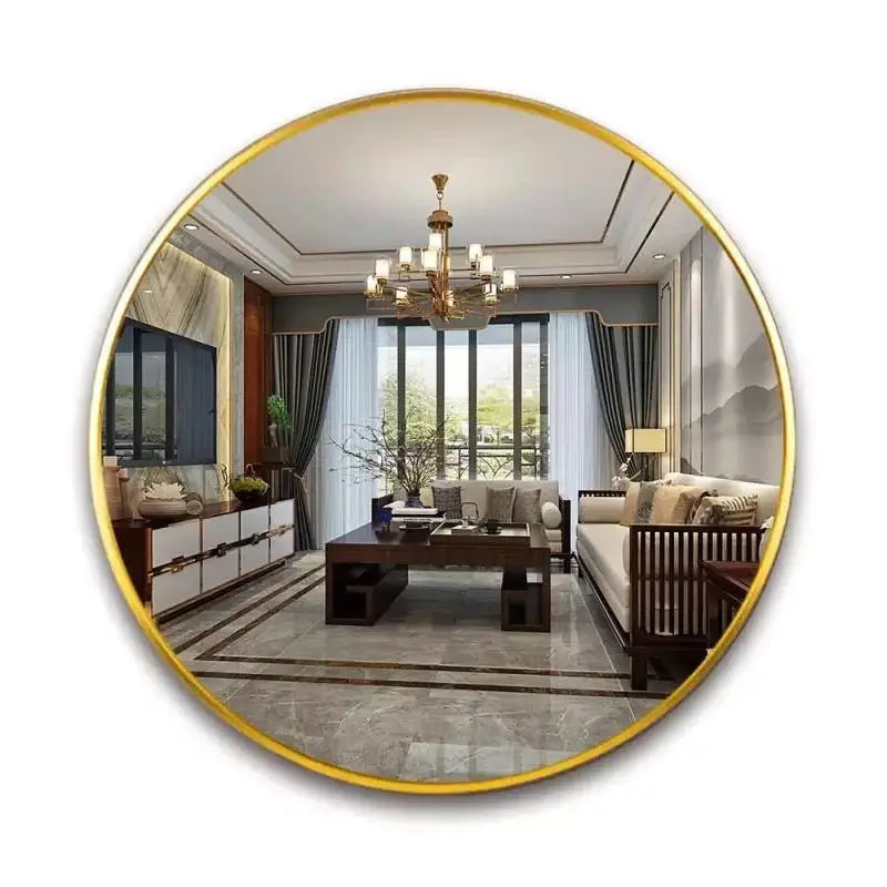 Round Shape Small Size Wall Mirror Luxury Casa