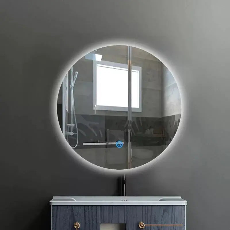 Round Shape Wall Frameless Mirror Luxury Casa