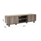 Grey Oak TV Unit with Storage Luxury Casa