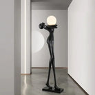 Standing Women Black Floor Lamp Luxury Casa