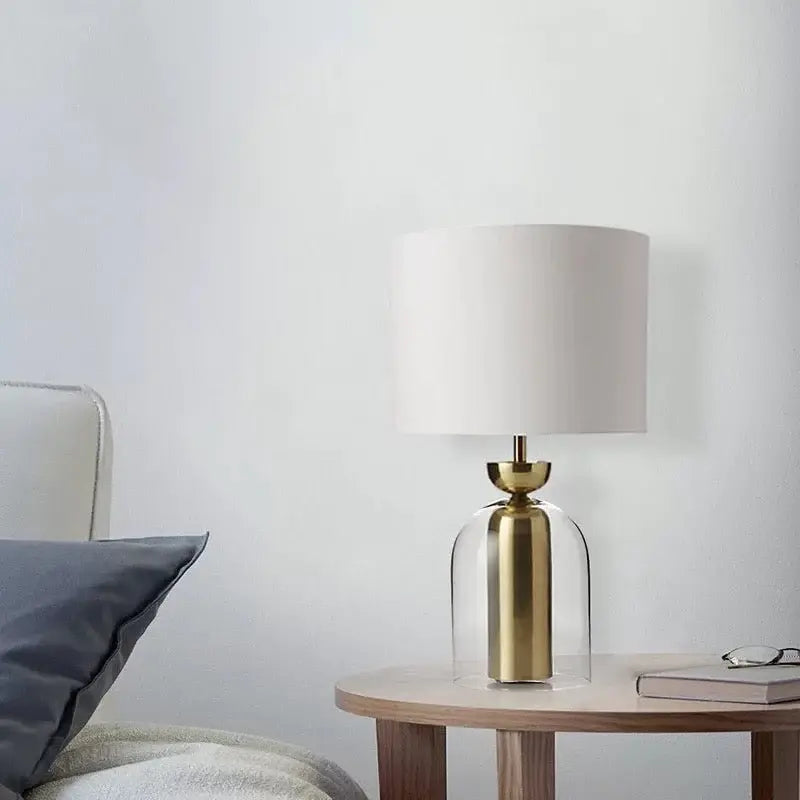 Tempered Glass Table Lamp Luxury Casa