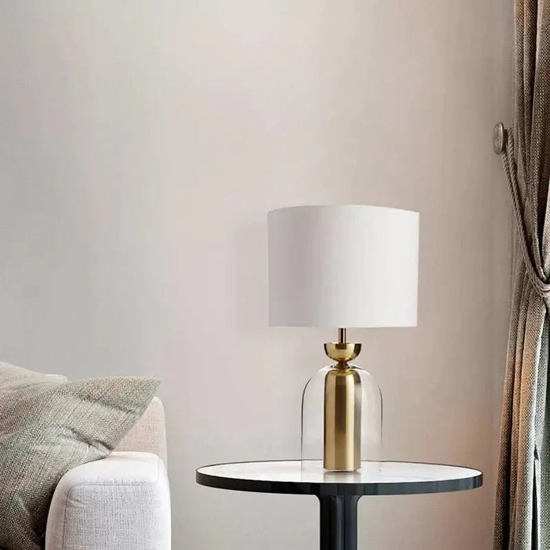 Tempered Glass Table Lamp Luxury Casa